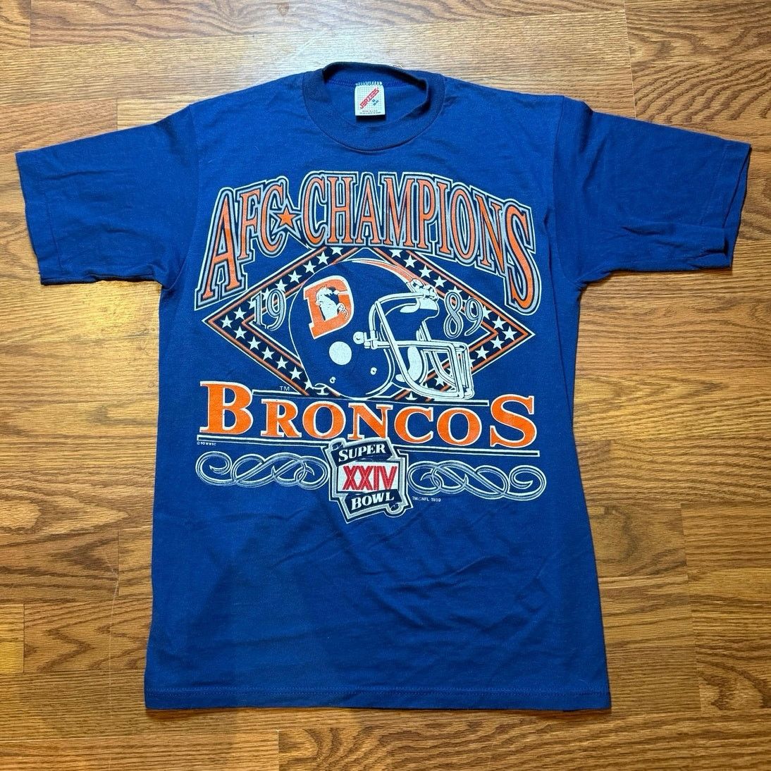 Jerzees 1989 Denver Broncos AFC Champs Size Medium Size US M / EU 48-50 / 2 - 1 Thumbnail