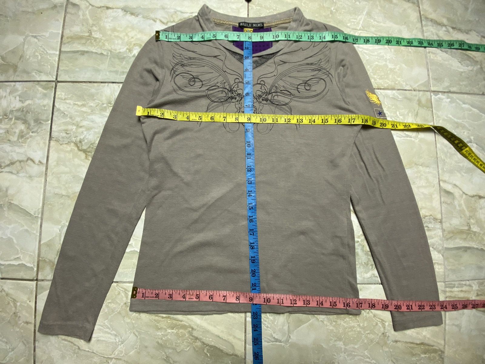 Japanese Brand Japanese grunge skulls longsleeve Size S / US 4 / IT 40 - 4 Thumbnail