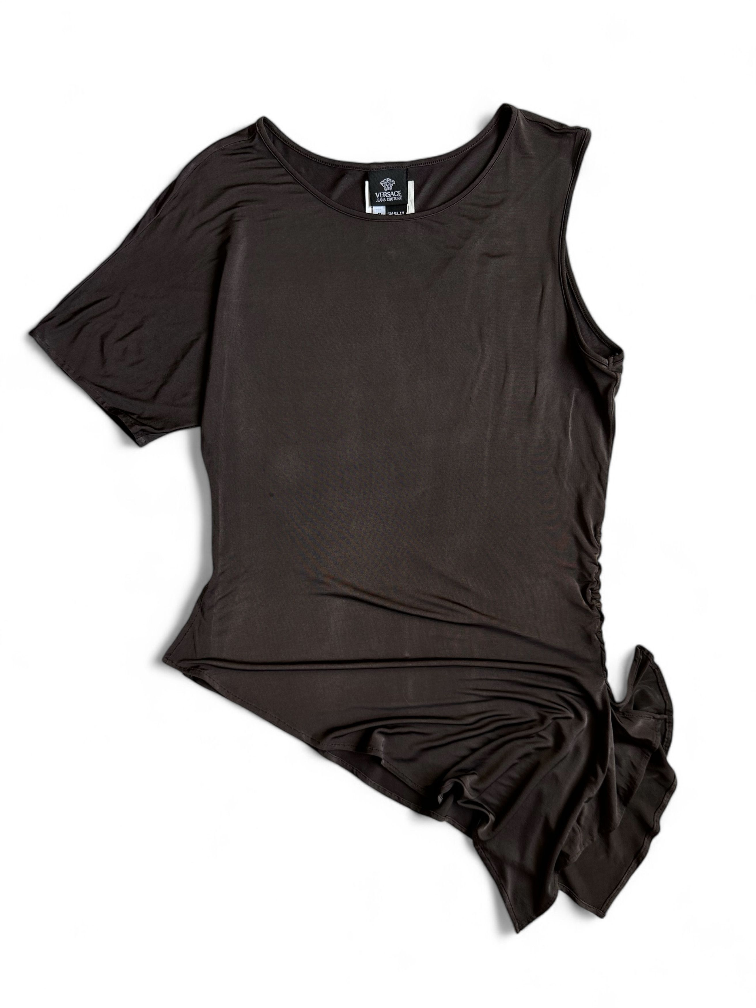 Versace Spectacular Vintage Versace Top Brown (S) Size S / US 4 / IT 40 - 1 Thumbnail