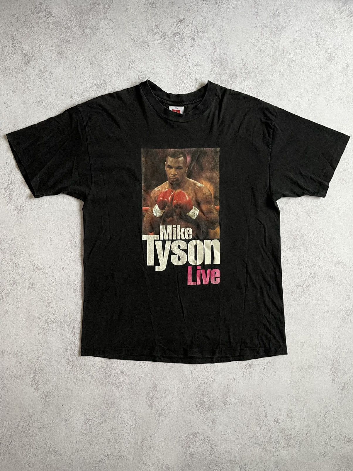 Hanes Vintage Mike Tyson T-Shirt 90s Rare Size US XL / EU 56 / 4 - 1 Thumbnail