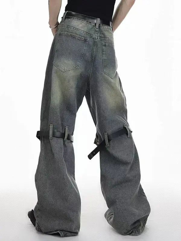 Designer × Japanese Brand Streetwear Designer Hip Hop Loose Casual Pants Size US 31 - 2 Thumbnail