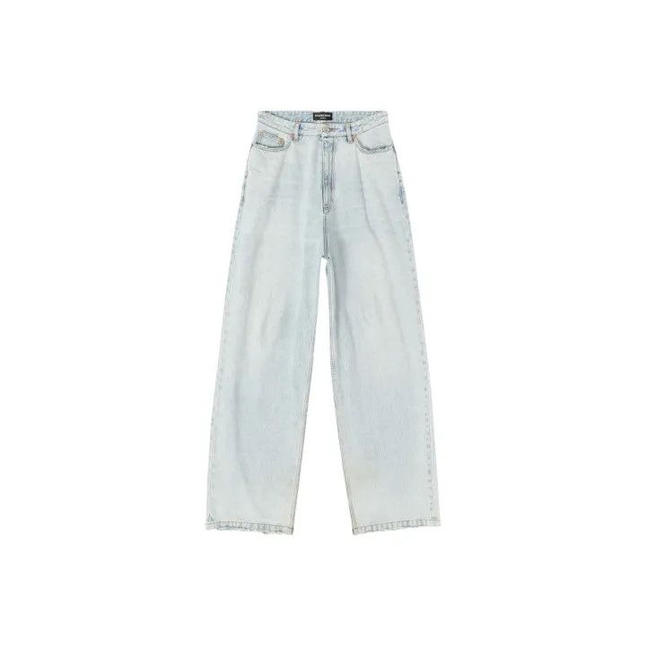 Balenciaga Balenciaga Vintage High-Waisted Wide-Leg Jeans 0079 Size US 27 - 1 Thumbnail