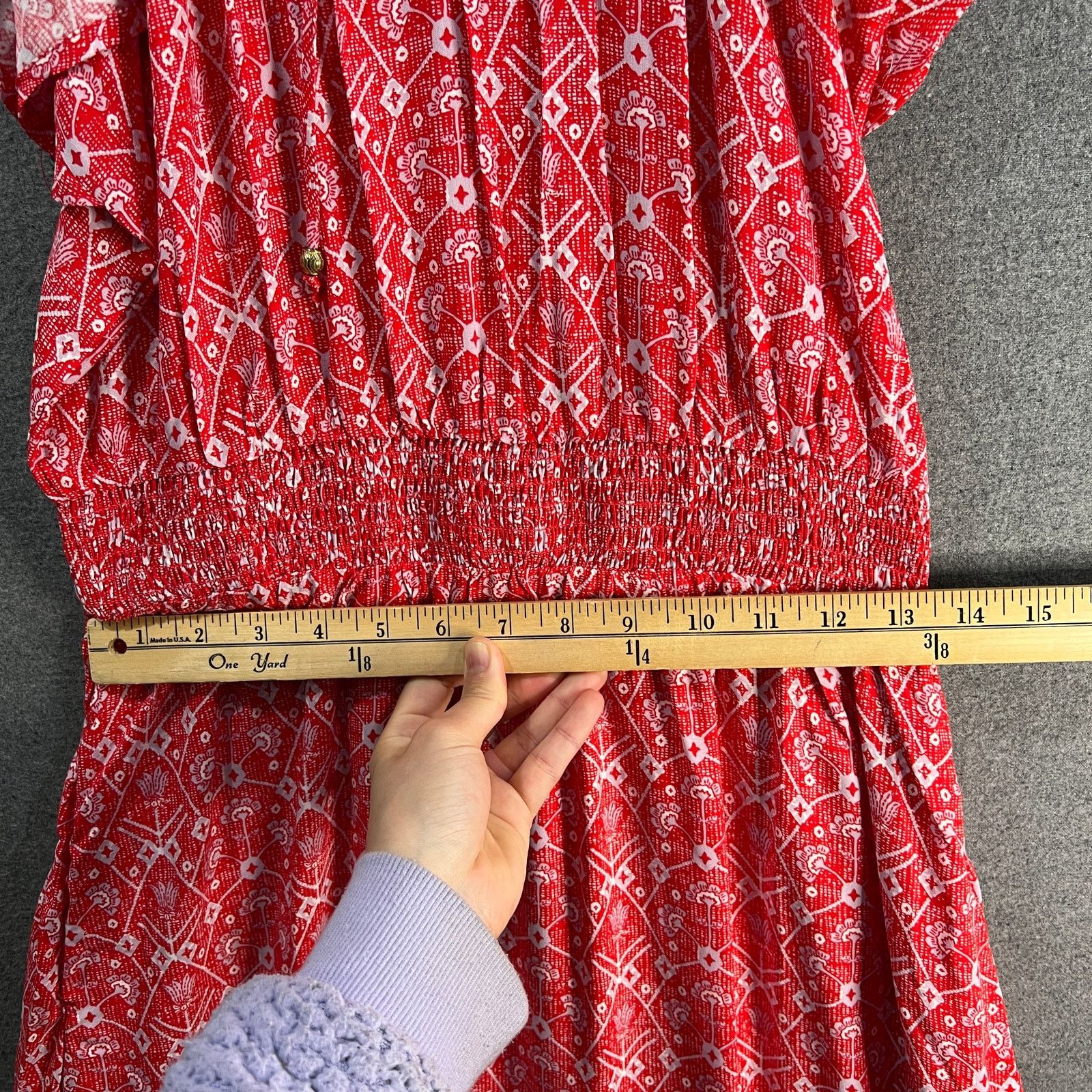 Other Destination 365 Short-Sleeve Midi Dress with Smo Size XS / US 0-2 / IT 36-38 - 7 Thumbnail