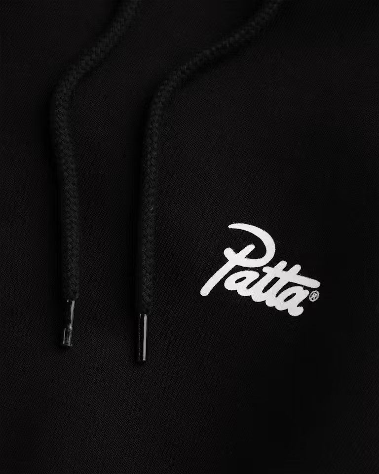 Patta o1mle1025 Patta Bark Boxy Hooded Sweater in Black Size US XS / EU 42 / 0 - 5 Thumbnail