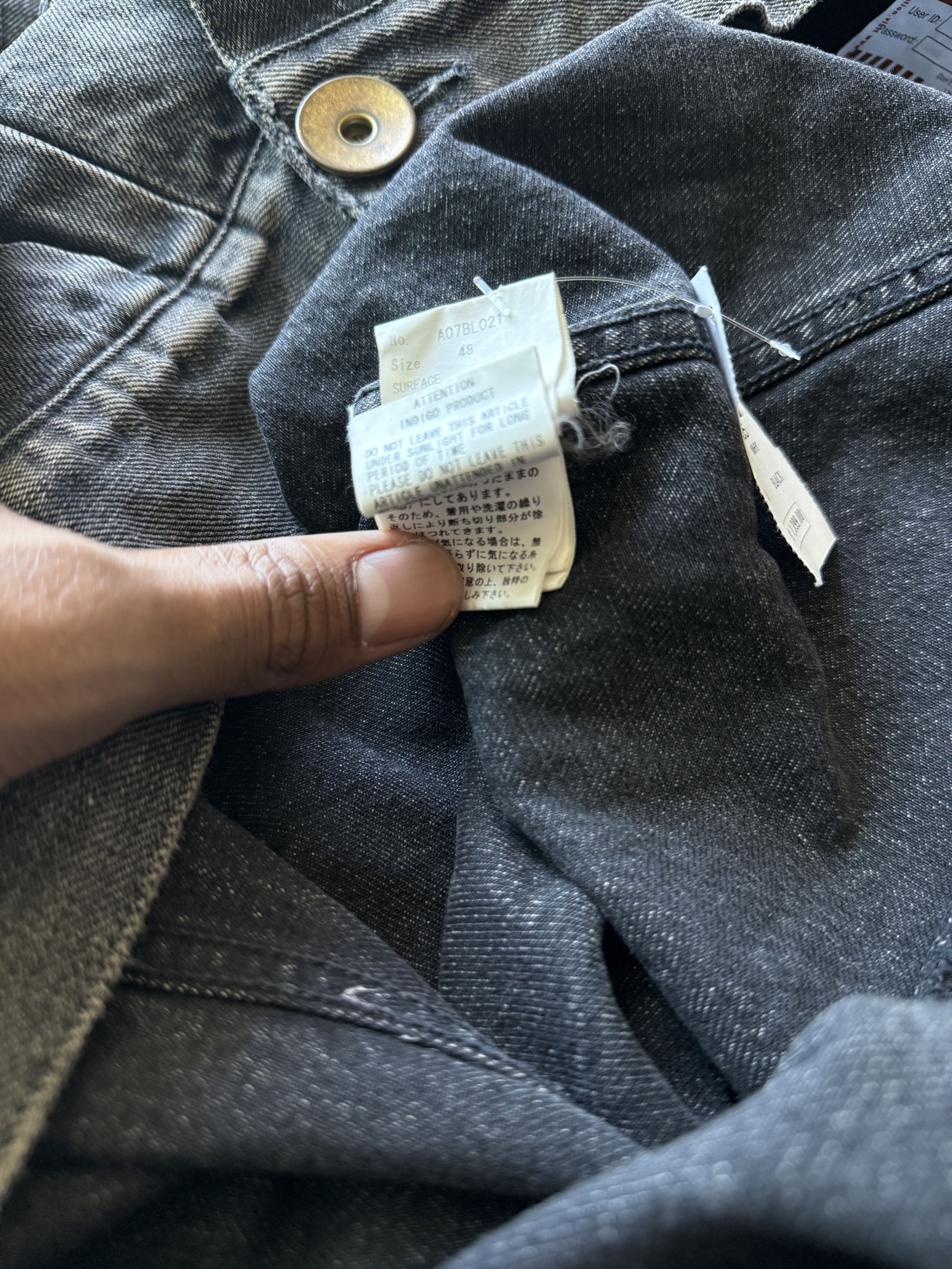 Maison MIHARA YASUHIRO MMY Denim Trucker Size US M / EU 48-50 / 2 - 11 Thumbnail