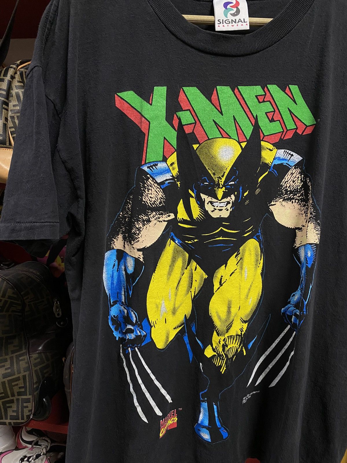 90's Vintage X-Men Wolverine Marvel Comics Tee Shirt Large