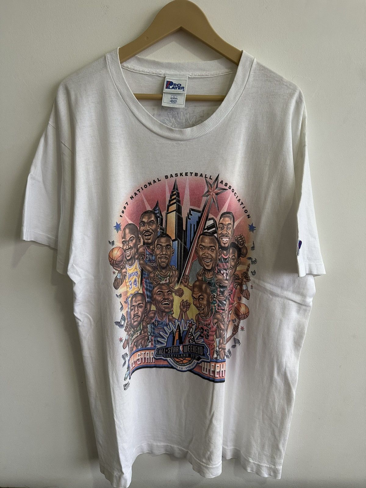 NBA Vintage 90’s NBA All-Star Weekend Cleveland Rap Tees USA Size US L / EU 52-54 / 3 - 2 Thumbnail