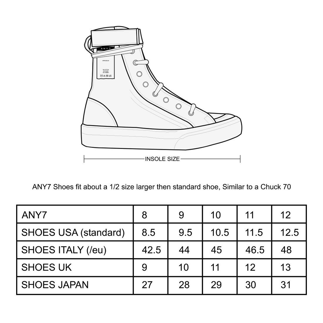 Other ANY7 HI-TOP 2 HYDROX Sneakers Size US 10 / EU 43 - 8 Thumbnail