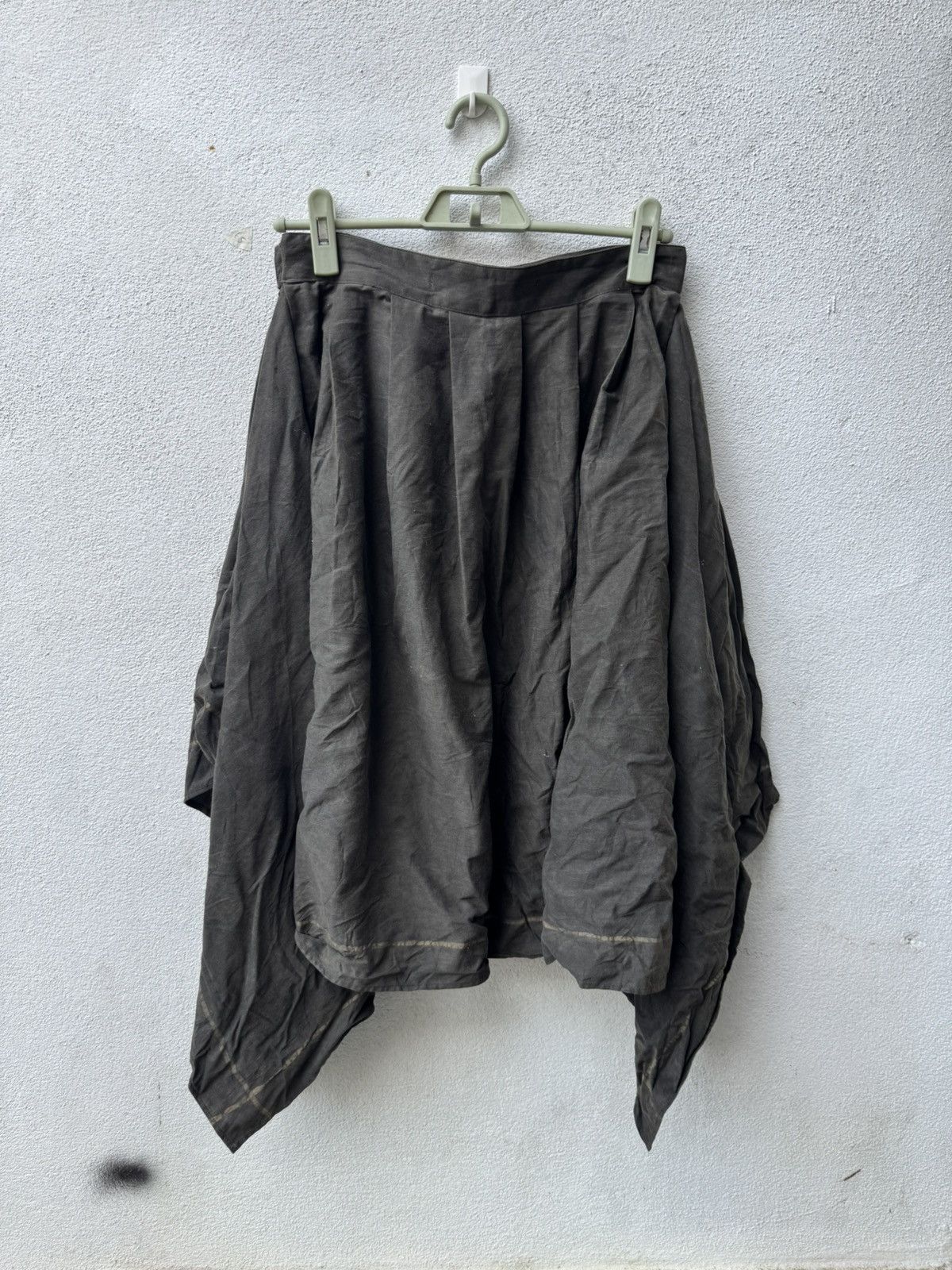 Yohji Yamamoto YOHJI YANAGISAWA SKIRT Size 28" / US 6 / IT 42 - 5 Thumbnail