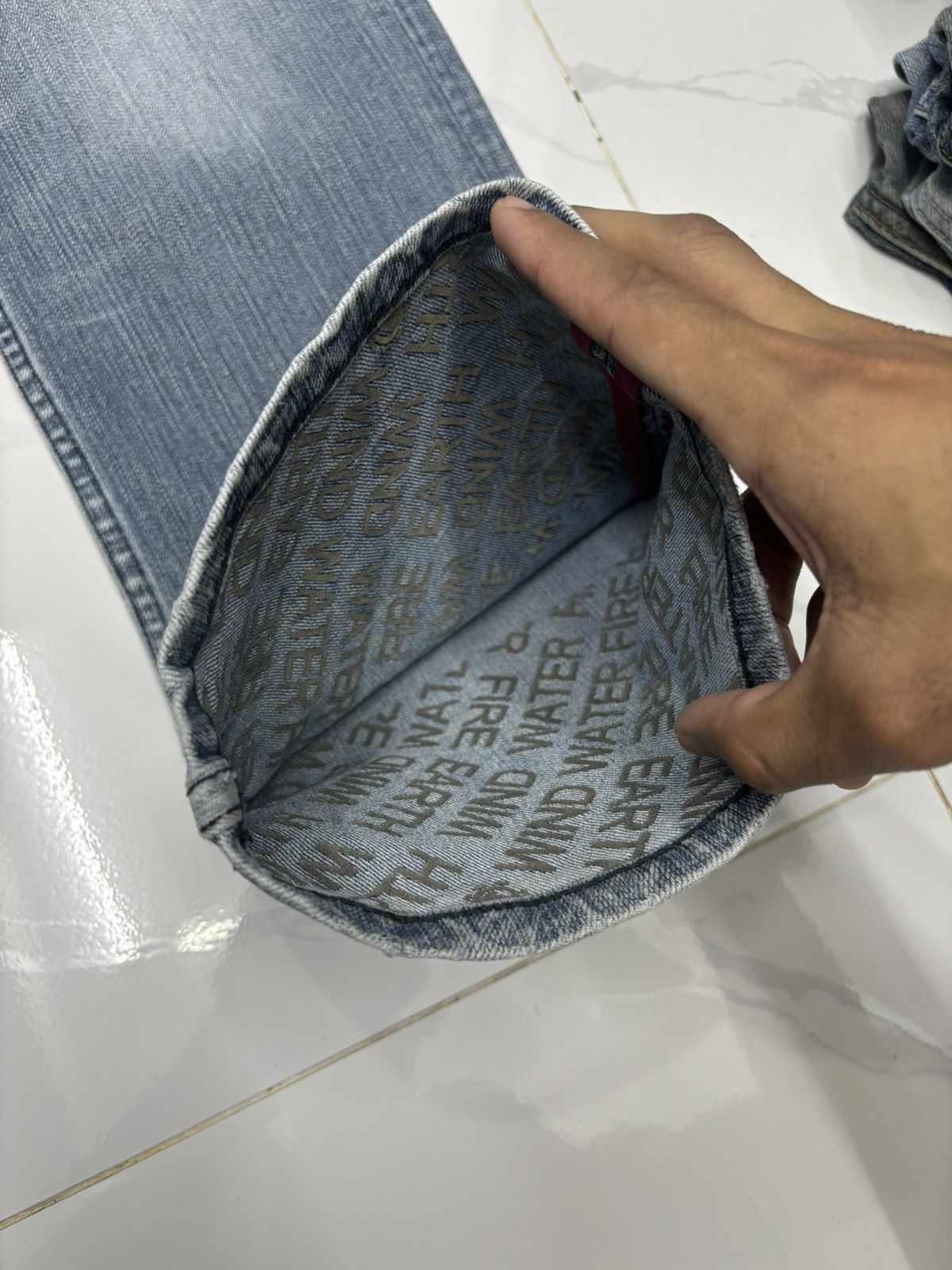 Element × Tornado Mart VINTAGE ELEMENT CLAW MARK DISTRESSED DENIM JEANS Size US 30 / EU 46 - 10 Thumbnail