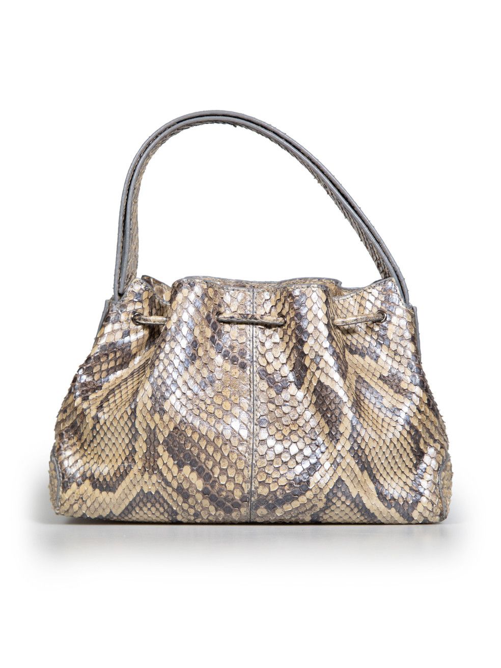 Tod's Beige Snakeskin Mini Top Handle Bag Size ONE SIZE - 1 Thumbnail