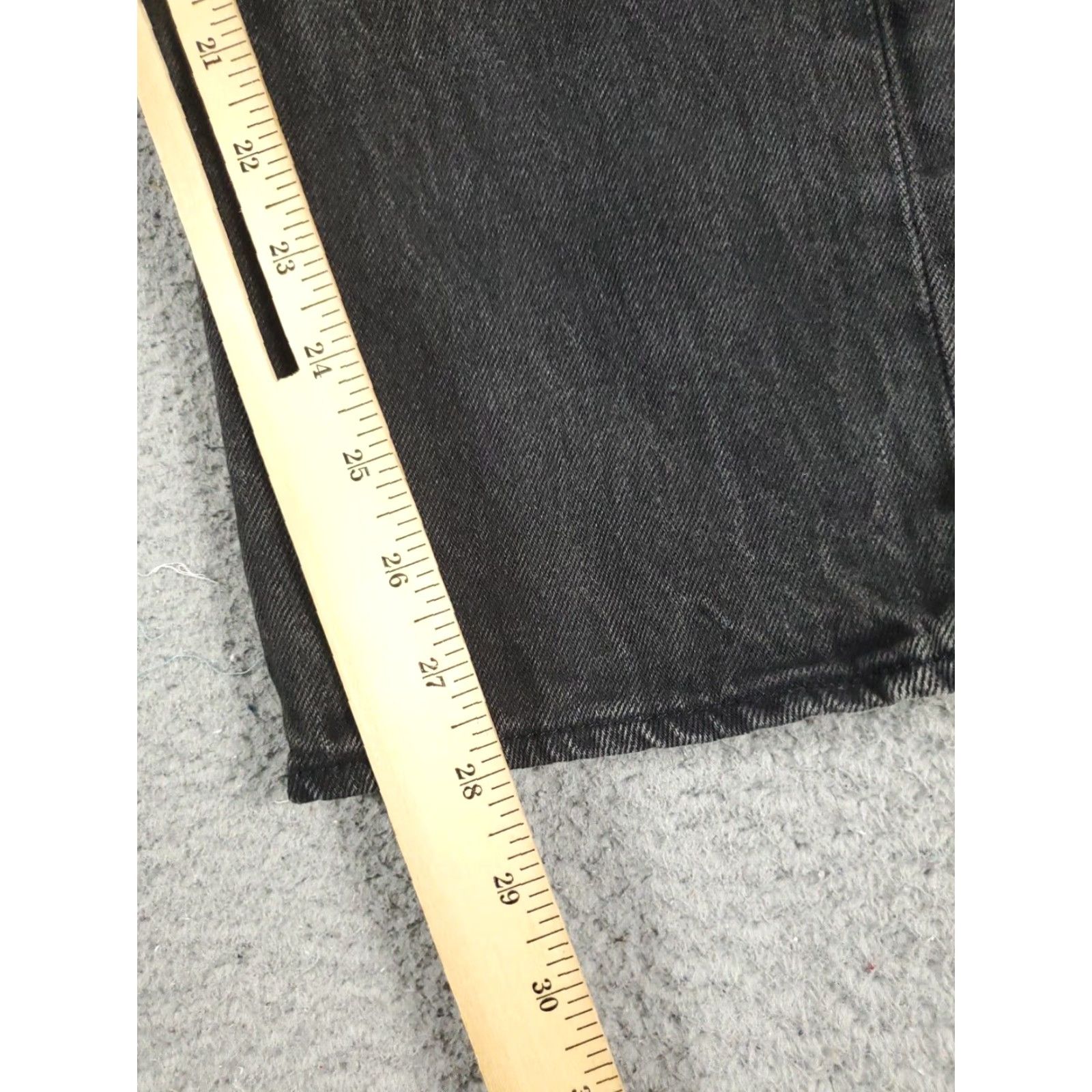 Levi's Mens Levis 501 Jeans Gray Straight Leg Size 32x28 XL Extra Large Denim Pants Size US 32 / EU 48 - 5 Thumbnail