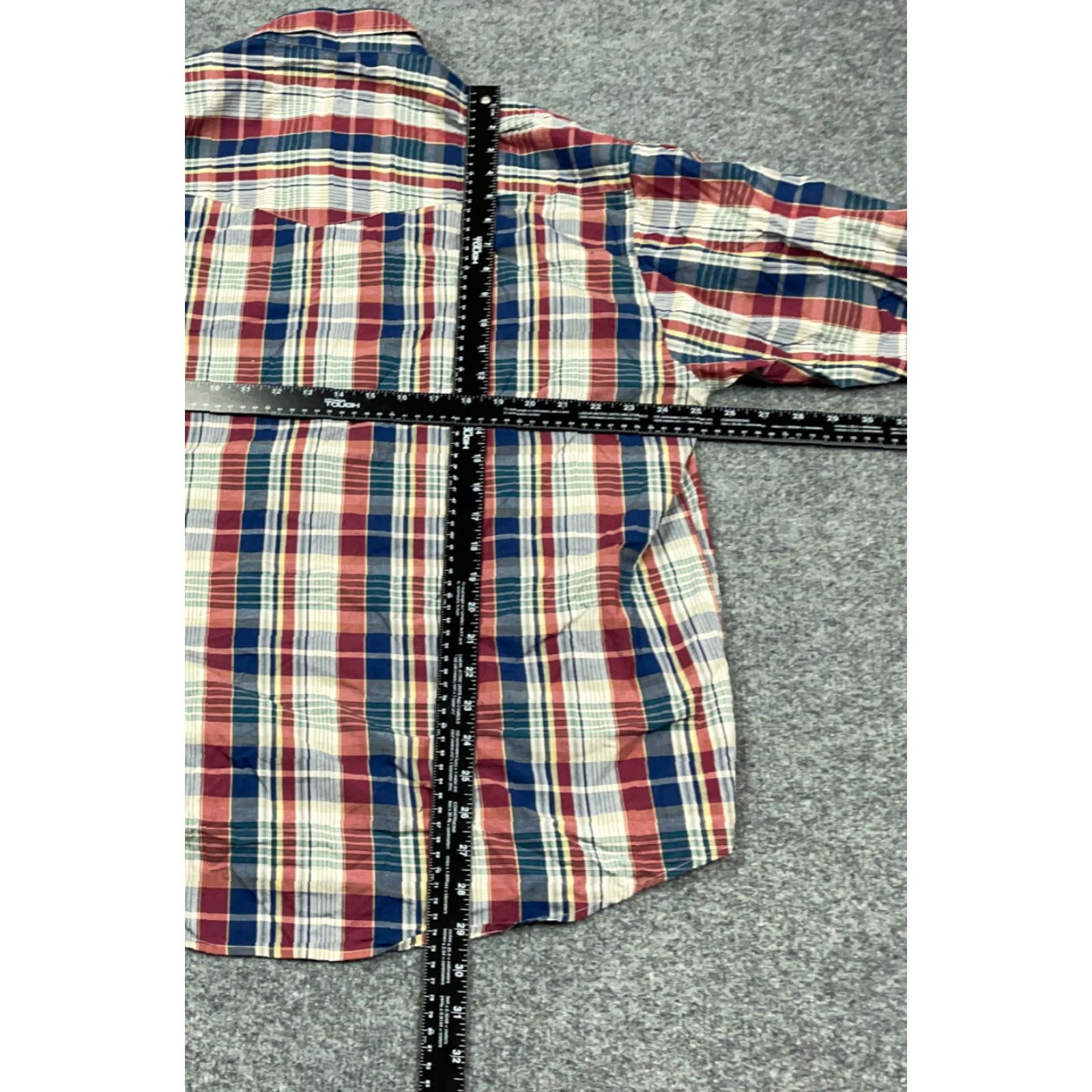 Pendleton Pendleton Shirt ‑ Plaid Cotton Lightweight Button-Up XL Men Red Gray Classic Preppy 90s Work Casual Button-Down Size US XL / EU 56 / 4 - 3 Thumbnail