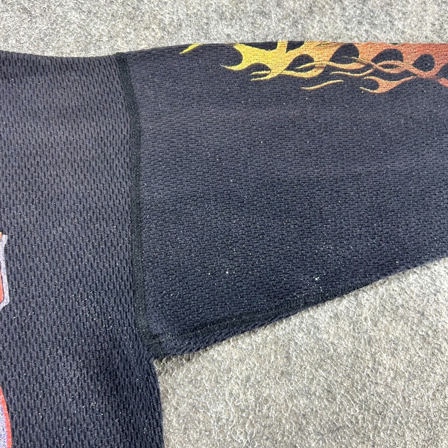 Harley Davidson VINTAGE Harley-Davidson Shirt Mens M Black Long Sleeve Thermal Flame 80s 90s USA Carhartt Logo Pockets Size US M / EU 48-50 / 2 - 4 Thumbnail