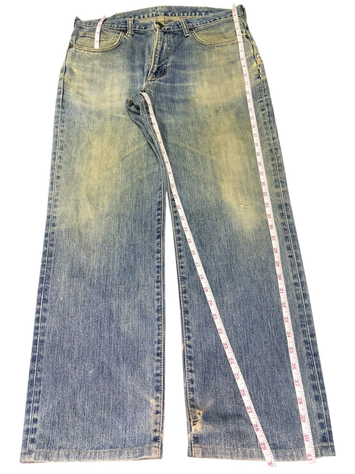 Wrangler Vintage Wrangler Mud Wash Distressed Loose Jeans Size US 35 - 7 Thumbnail