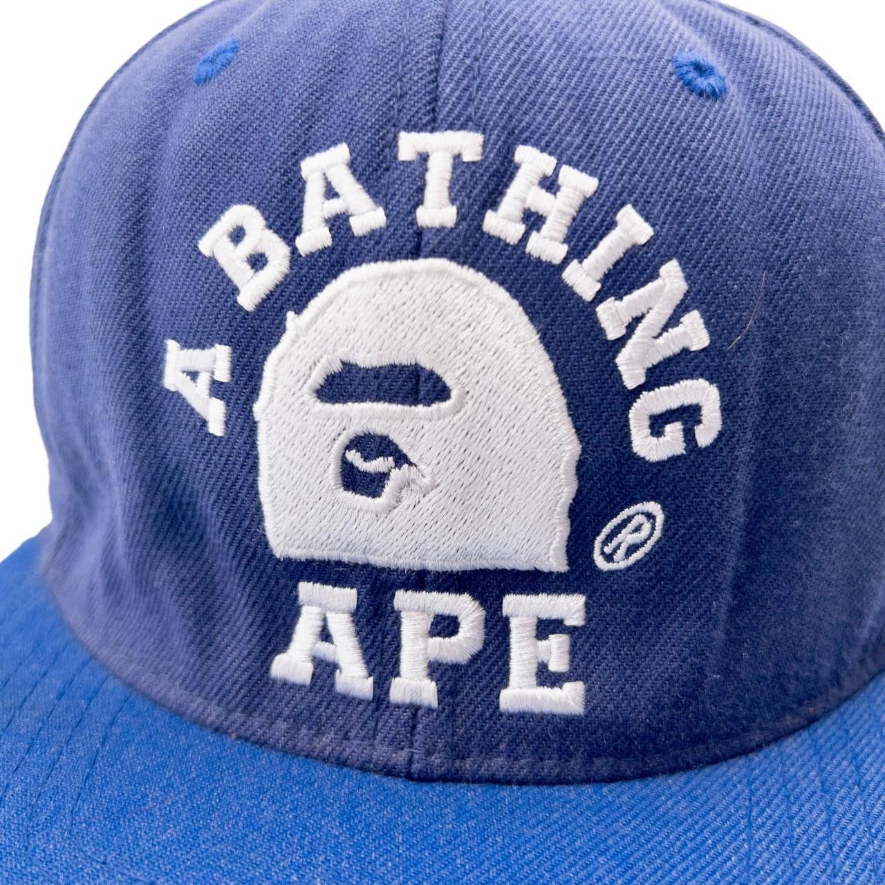 Bape Vintage Bape College Logo Embroidered Hat Size ONE SIZE - 3 Thumbnail