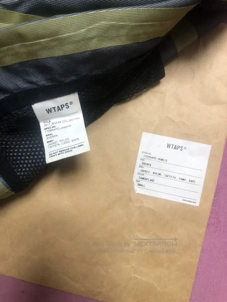 Bape WTAPS X BAPE Sherpa Camo Jacket. Size US S / EU 44-46 / 1 - 3 Thumbnail