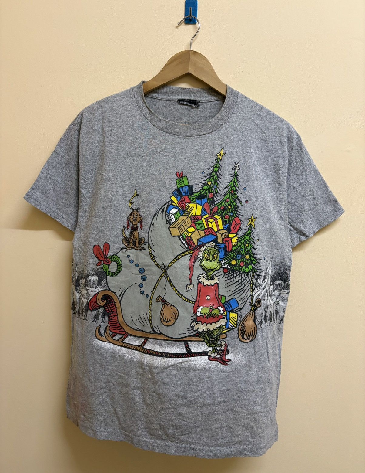 Cartoon Network Vintage The Grich Dr Seuss Cartoon Movie Disney Chrismas Size US M / EU 48-50 / 2 - 1 Thumbnail