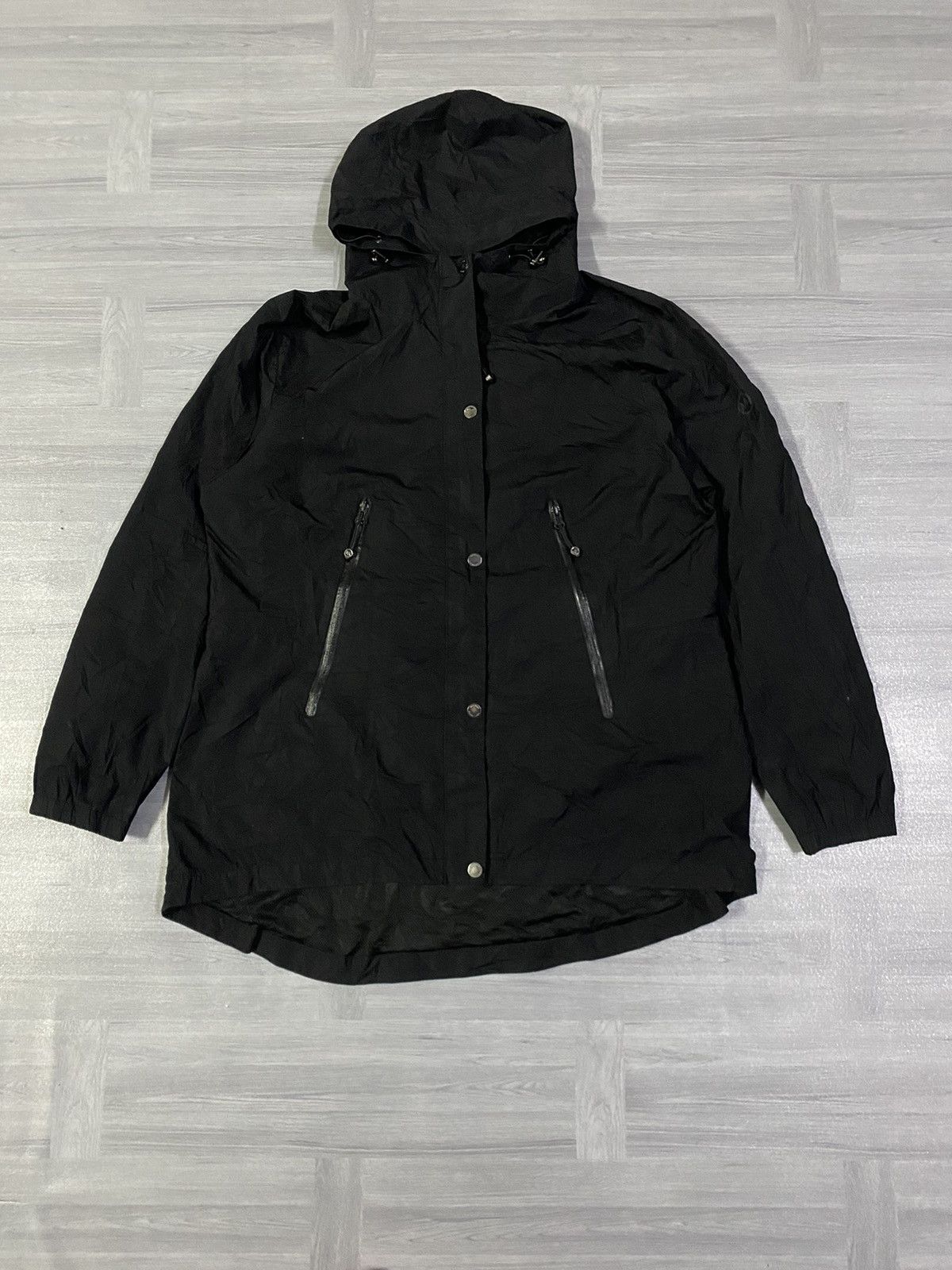 Michael Kors Zip-Up and Button Up Hooded Windbreaker