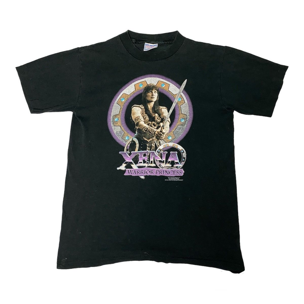 Vintage Vintage 90's Xena Warrior Princess T-Shirt Size US M / EU 48-50 / 2 - 1 Thumbnail