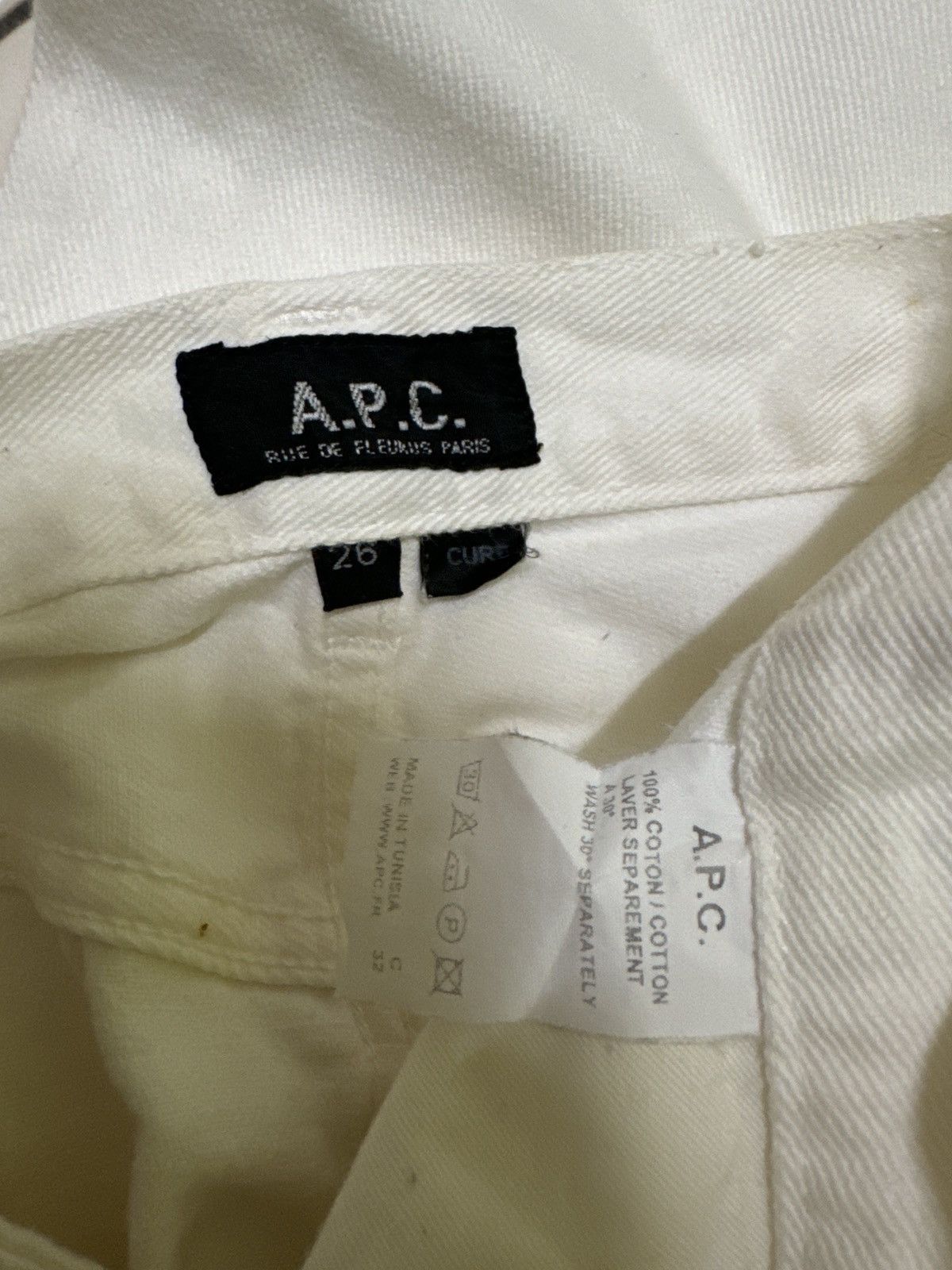 A.P.C. × Japanese Brand Vintage Japan A.P.C RUE DE FLEURUS PARIS Size US 26 / EU 42 - 13 Thumbnail