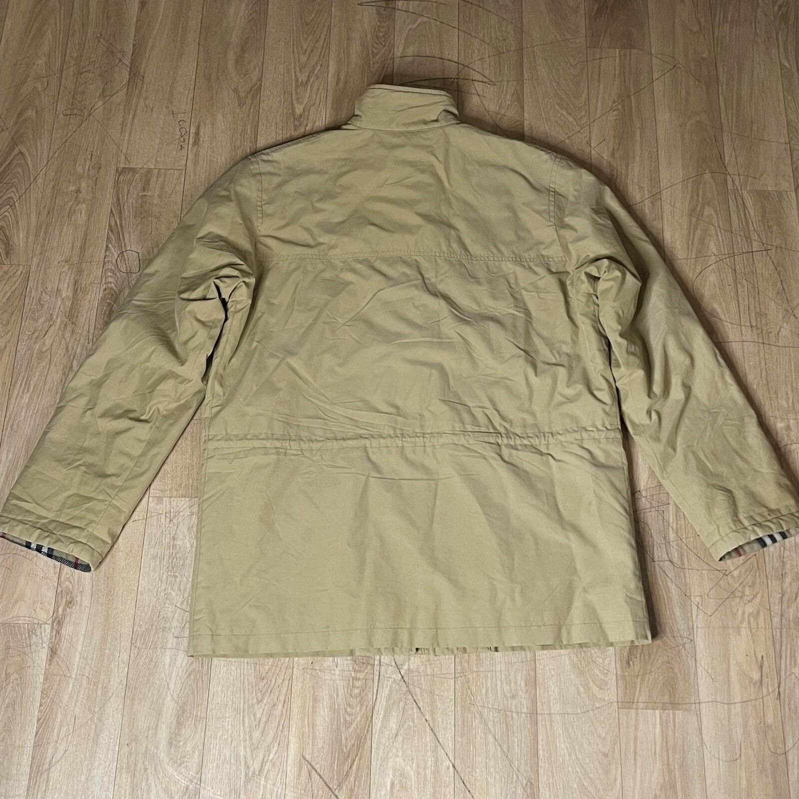 Burberry VINTAGE Burberry women jacket winter Nova Check OVERCOAT Size L / US 10 / IT 46 - 4 Thumbnail