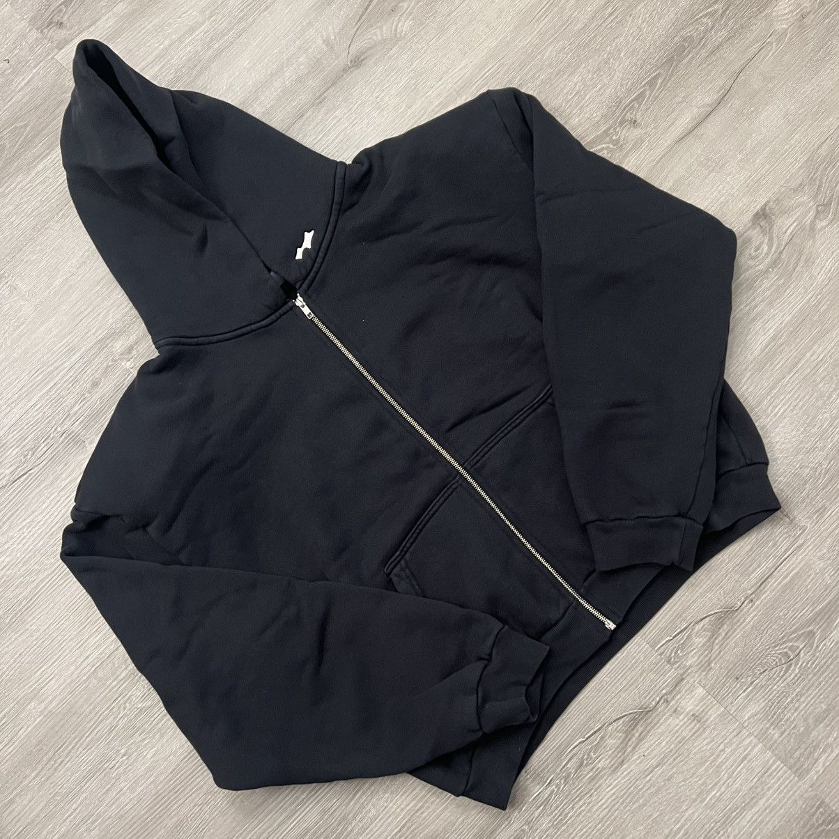 SKYLRK SKYLRK SUPER BLUE STAND ON BUSINESS HOODIE PADDED SHOULDERS