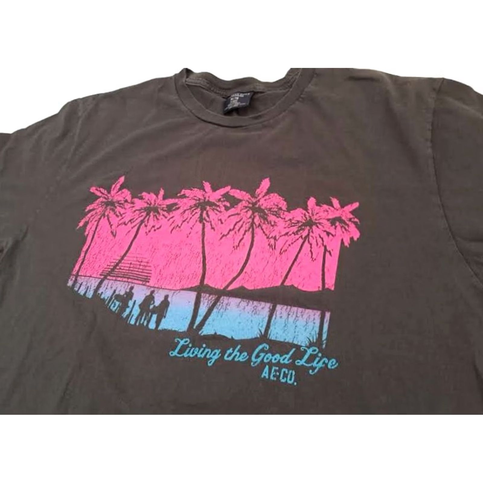 American Eagle Outfitters VINTAGE American Eagle Outfitters The Good Life T-Shirt XL Crew Neck Short Sleeve Brown Canvas Logo Unisex Adults 90s Beach Size US XL / EU 56 / 4 - 2 Thumbnail