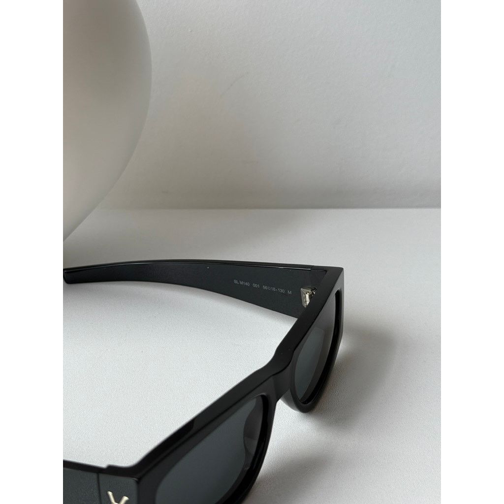 Saint Laurent Paris NEW Saint Laurent SLM140/F Black Gold Sunglasses Size ONE SIZE - 6 Thumbnail