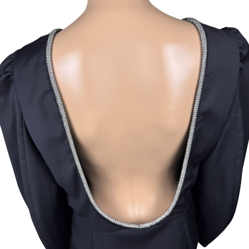ba&sh NWT New $530 BA&SH Miroir Wool Mini Black Dress Size 3 US 8 Size M / US 6-8 / IT 42-44 - 9 Thumbnail