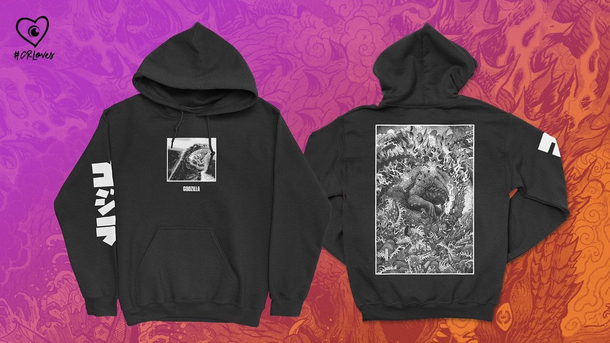 Anima × Very Rare × Vintage RARE Godzilla x Crunchyroll Rage