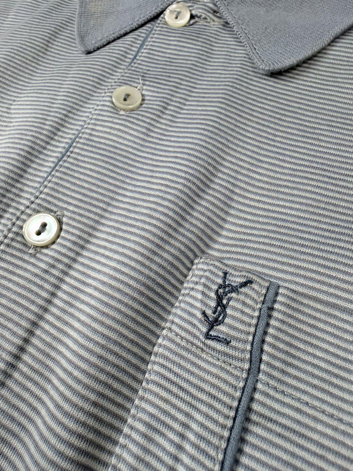 Yves Saint Laurent Vintage 90s Ysl Tricots Button Up Shirt Size US L / EU 52-54 / 3 - 8 Thumbnail