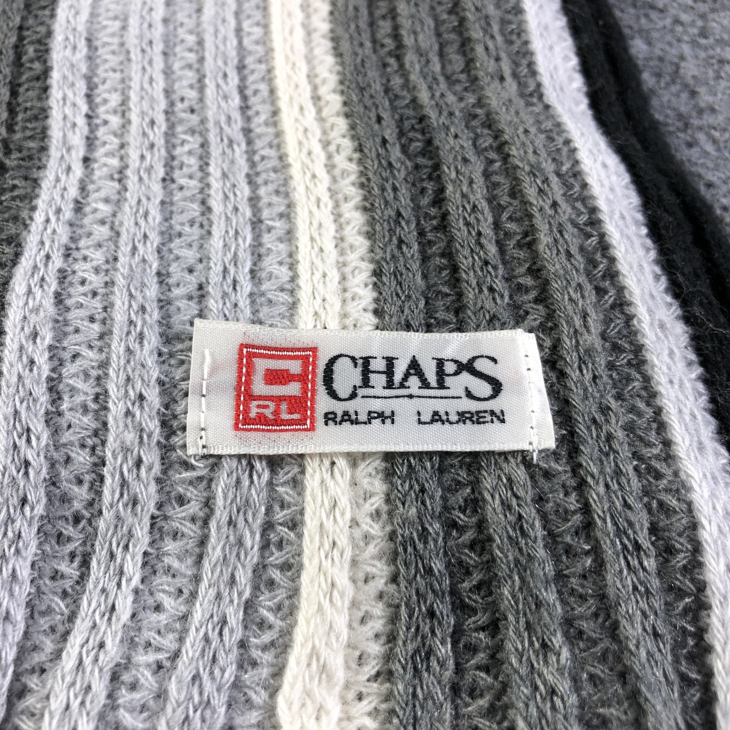 Chaps Ralph Lauren Chaps Ralph Lauren Knit Wool Scarf Muffler V1249 Size ONE SIZE - 4 Thumbnail