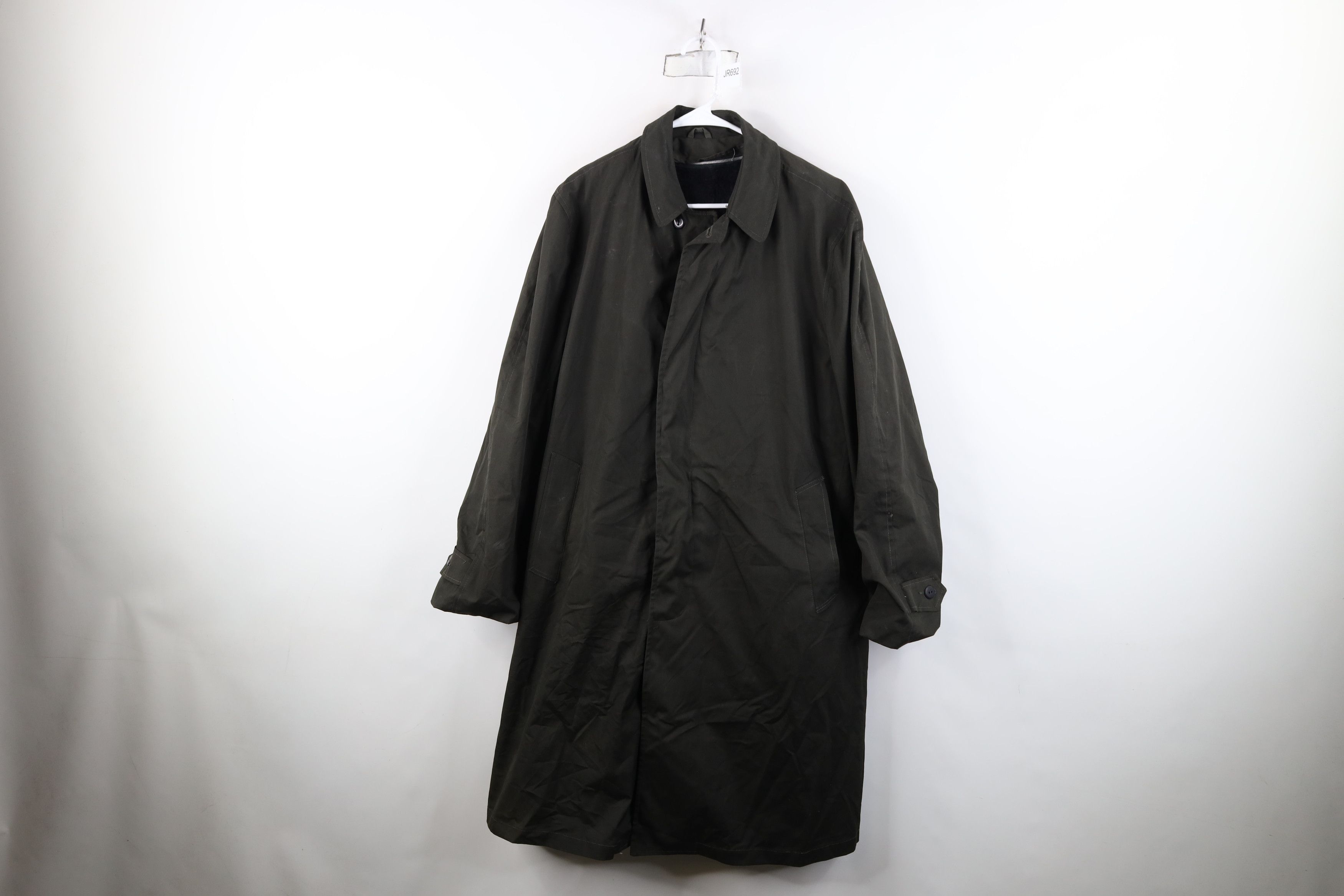 Vintage Vintage 60s Streetwear Trench Coat Rain Jacket Green USA Size US XL / EU 56 / 4 - 1 Thumbnail
