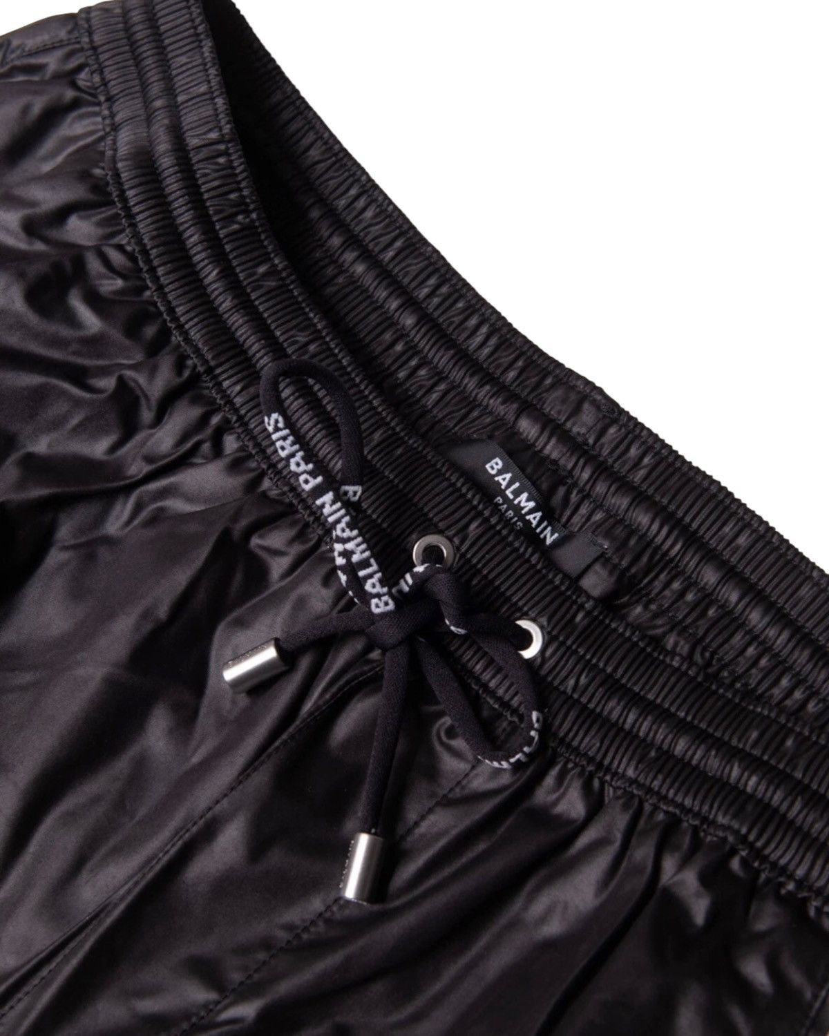 Balmain Balmain Black Logo Stripe Swim Short Size US 26 / EU 42 - 4 Thumbnail
