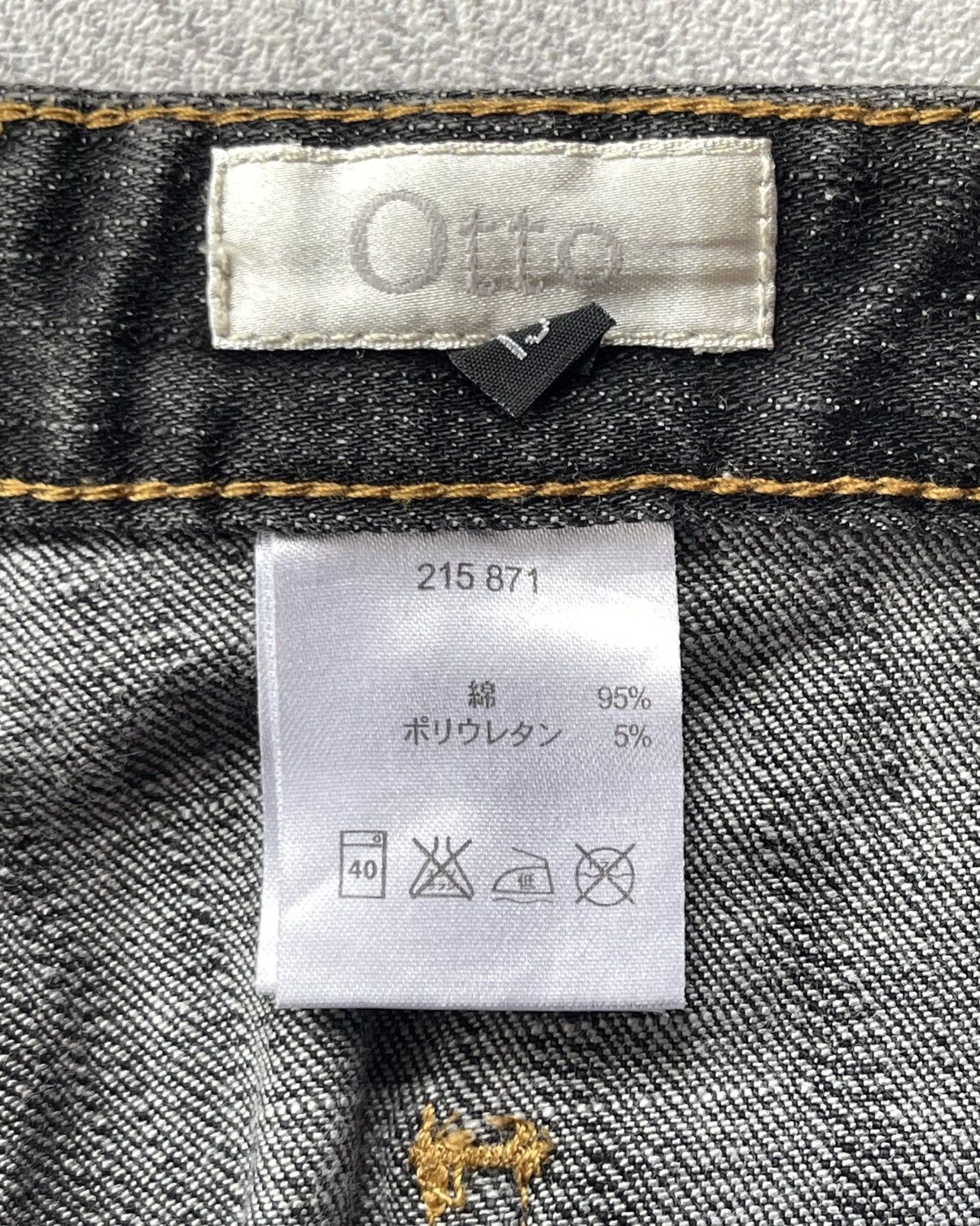 Japanese Brand Otto Black Flare Jean Size US 31 - 5 Thumbnail