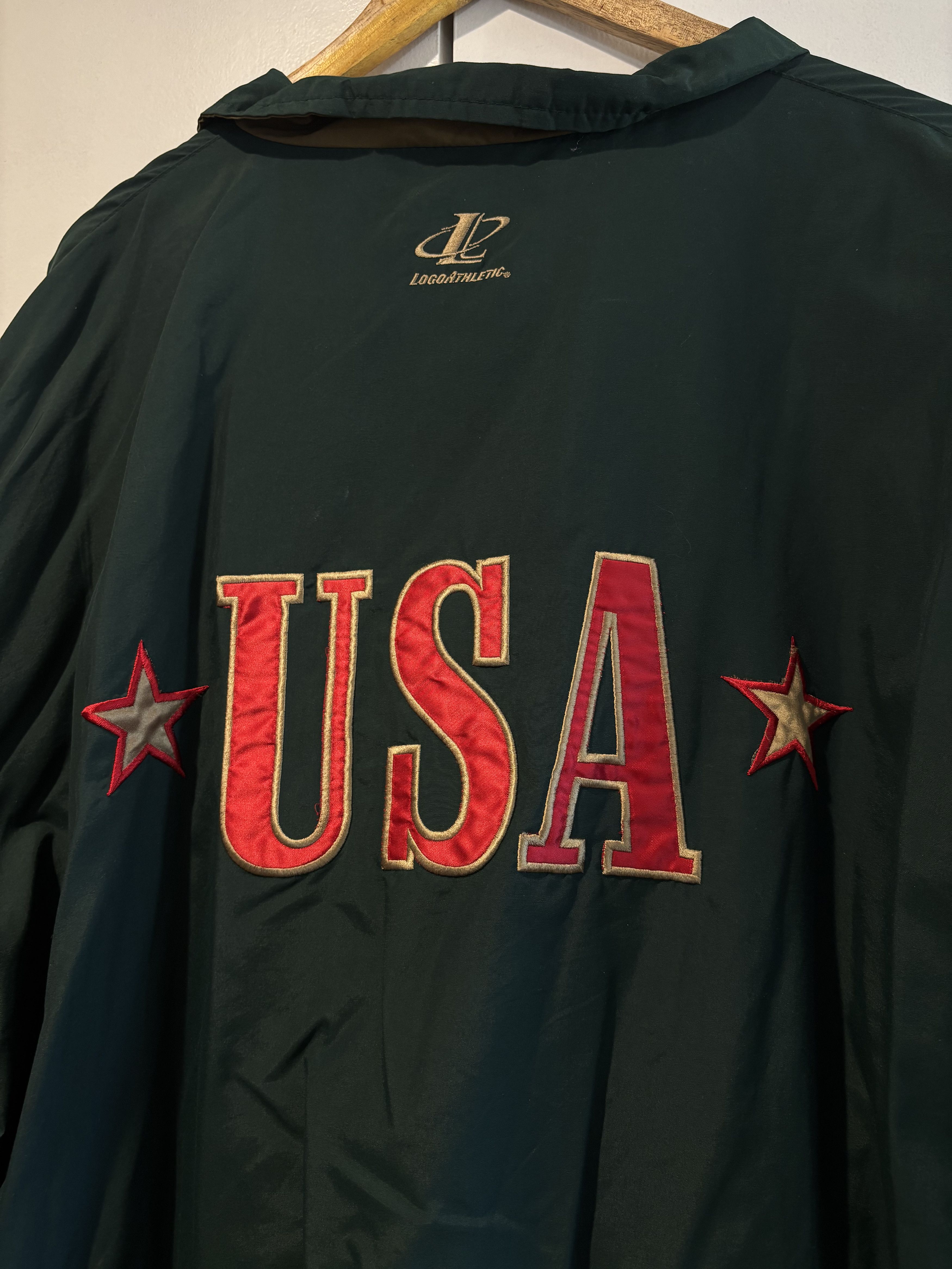 Logo Athletic × Vintage Atlanta 1996 Official Team USA Olympic Windbreaker Jacket Size US XL / EU 56 / 4 - 4 Thumbnail