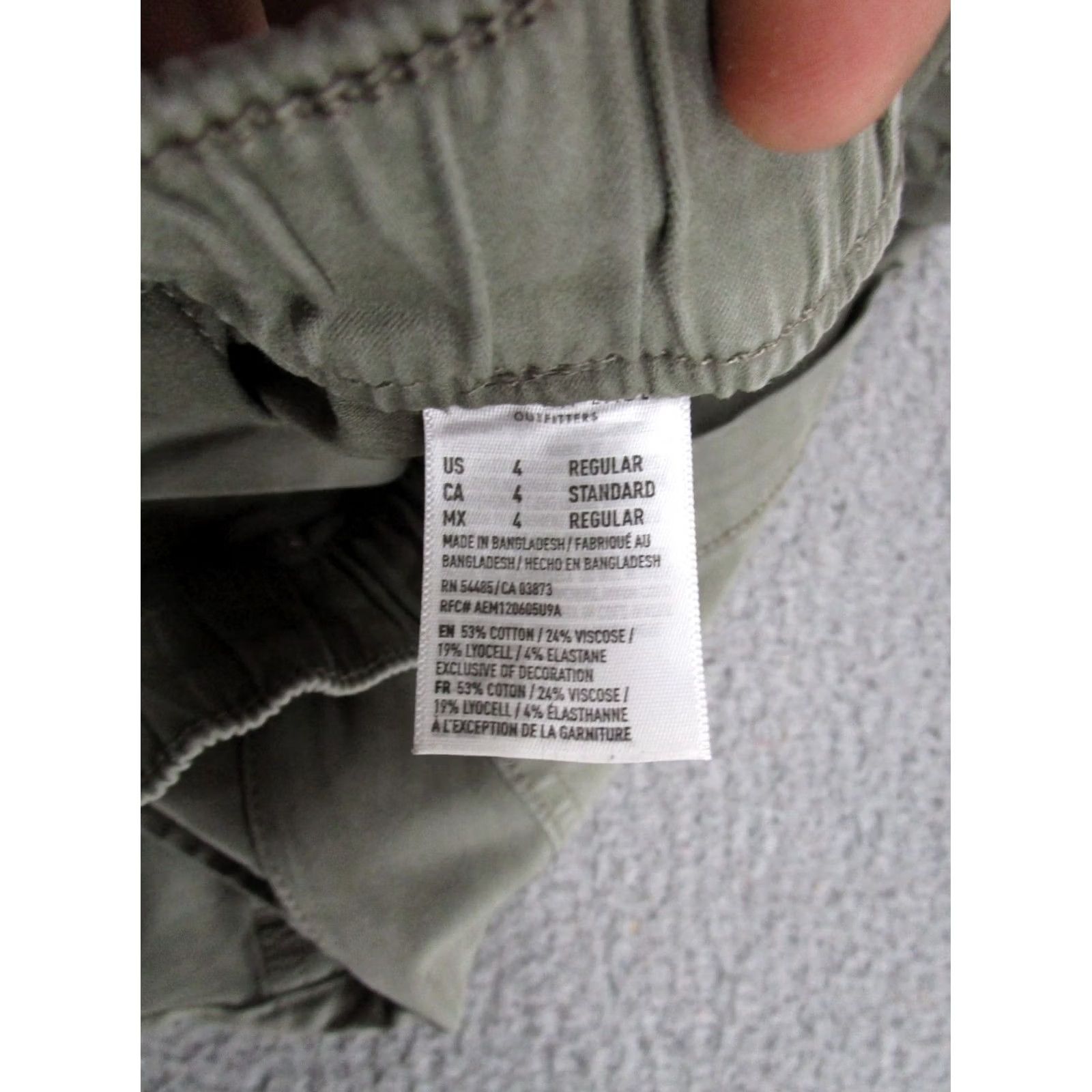 American Eagle Outfitters American Eagle Outfitters Jogger Pants Women's Green SZ 4 Elastic Waist Tencel Lyocell Blend Size 27" / US 4 / IT 40 - 4 Thumbnail