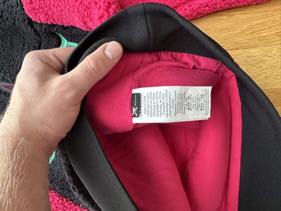 Oakley × Vintage Oakley Fleece Performance Sz xc Black Pink Fuzzy Sherpa Size XS / US 0-2 / IT 36-38 - 6 Thumbnail