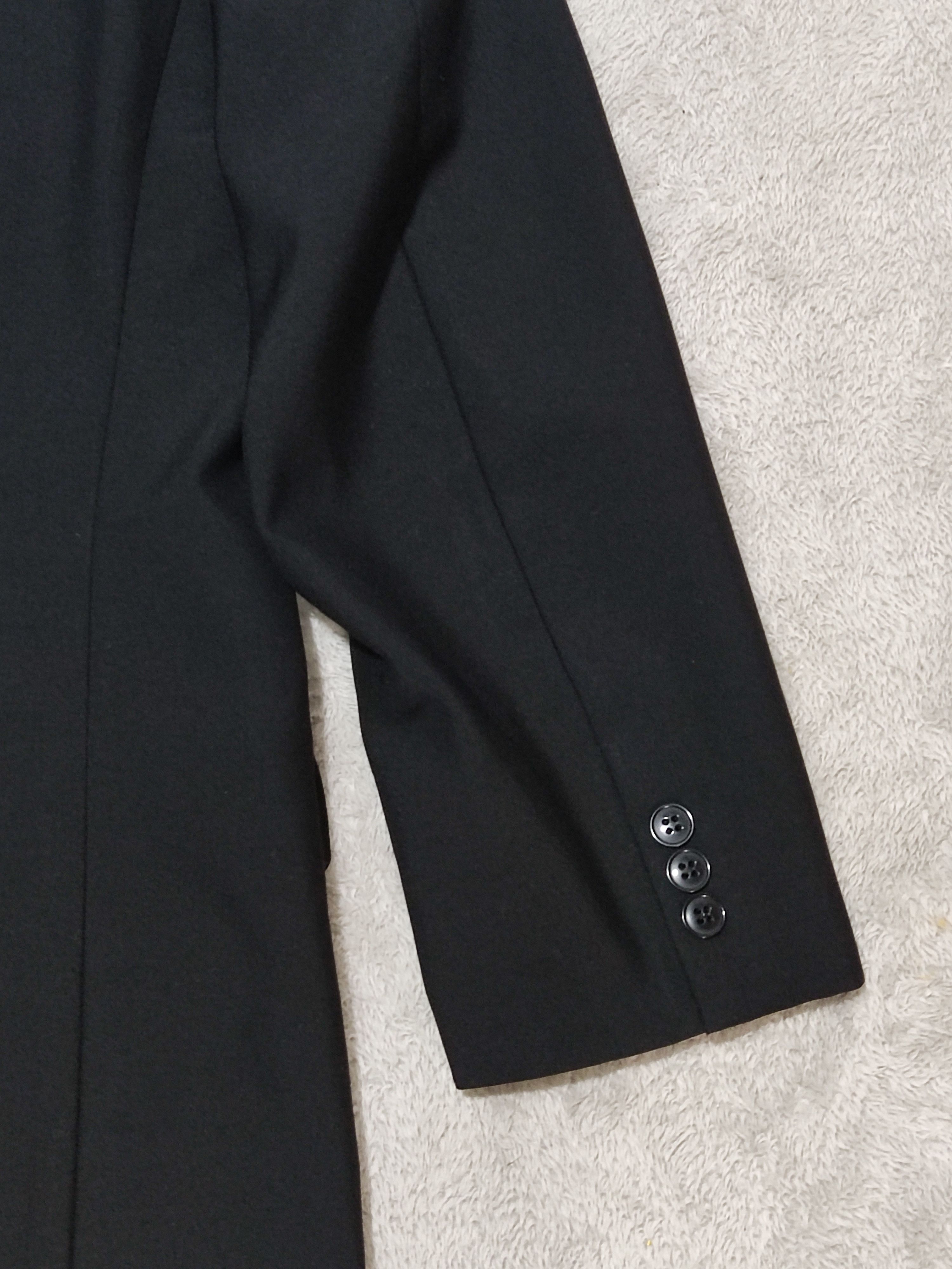 Pierre Cardin Vintage Pierre Cardin JDM Double Breasted Wool Blazer Black Size 44S - 9 Thumbnail