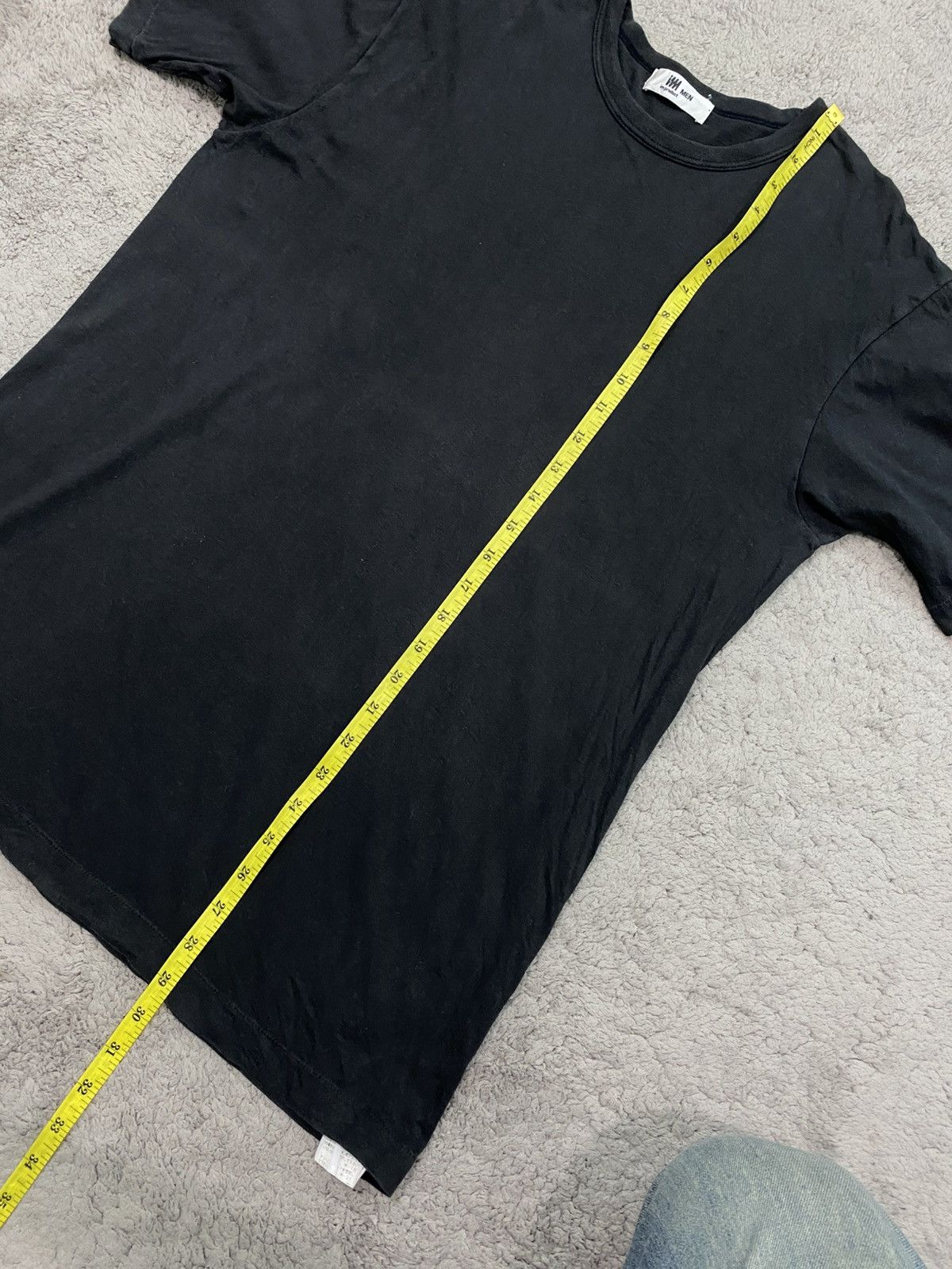 Issey Miyake Issey Miyake Black Plain Tee Shirt Single Stich Vintage 90s Size US L / EU 52-54 / 3 - 9 Thumbnail