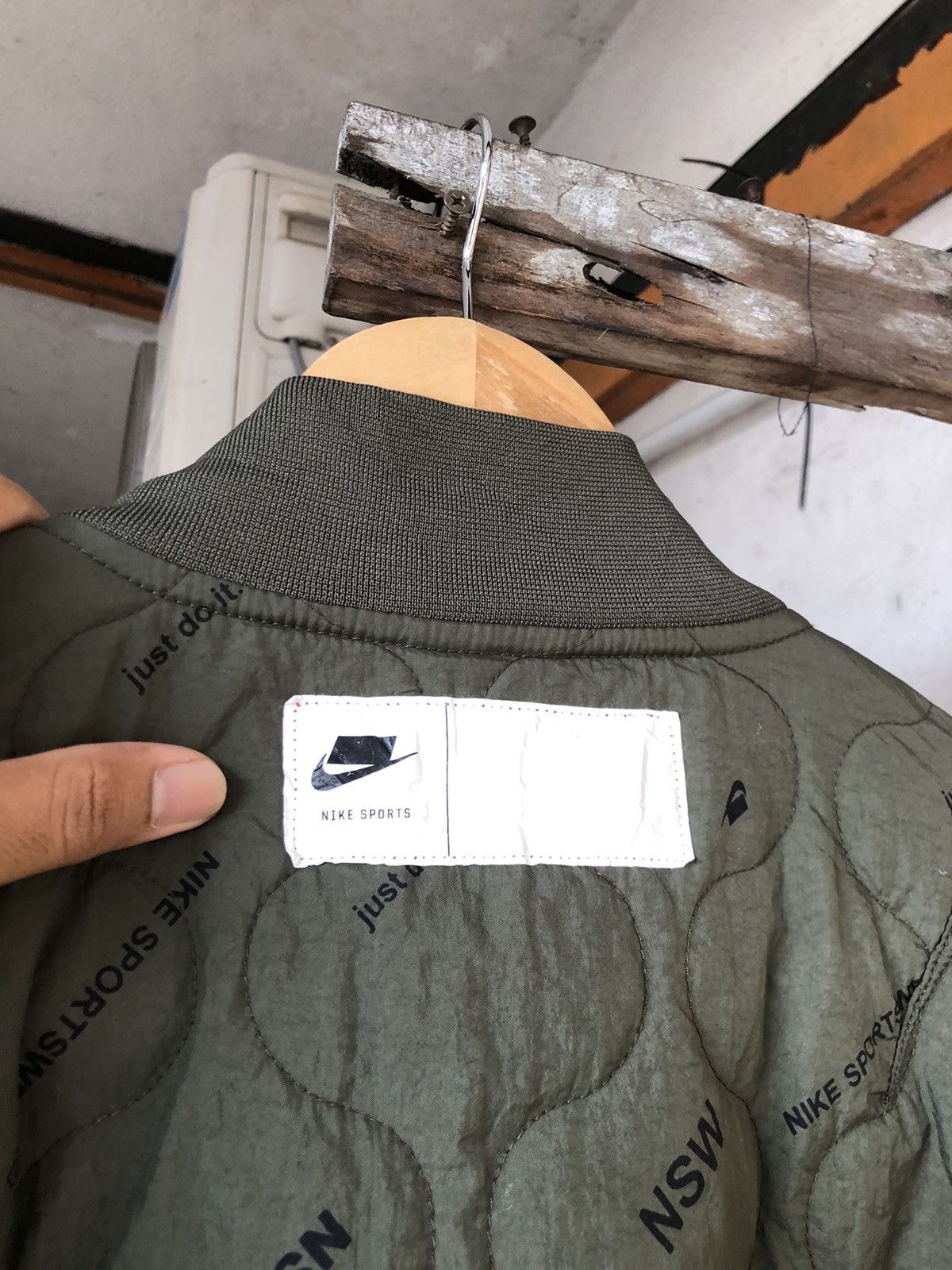 Nike On Fire🔥 Nike x NSW Gothic Style Bomber Jacket Size US L / EU 52-54 / 3 - 9 Thumbnail