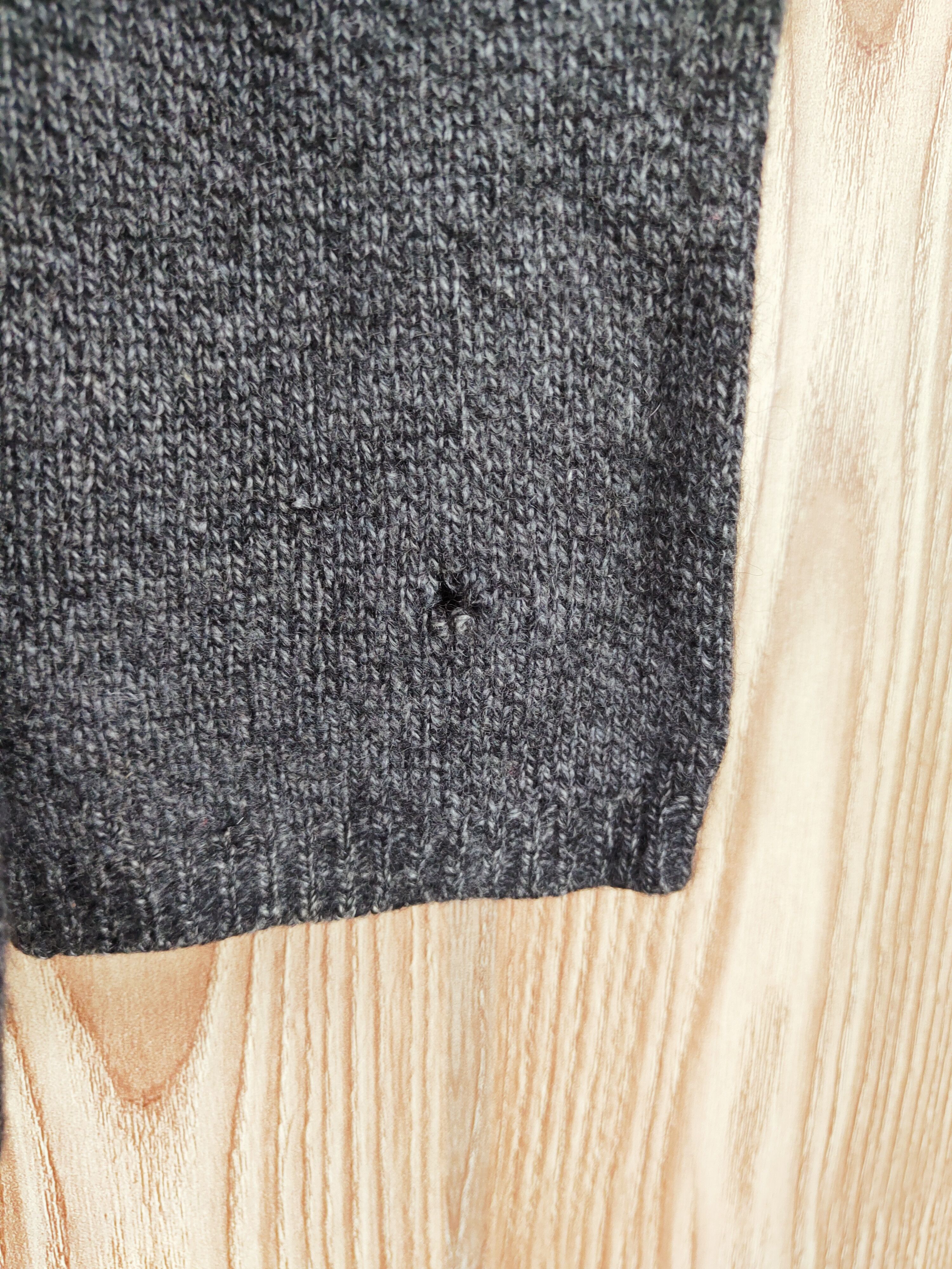 Homespun Knitwear × Japanese Brand × Vintage De Kazuko Black ripped Knitwear Cardigan #W045 Size US M / EU 48-50 / 2 - 11 Thumbnail