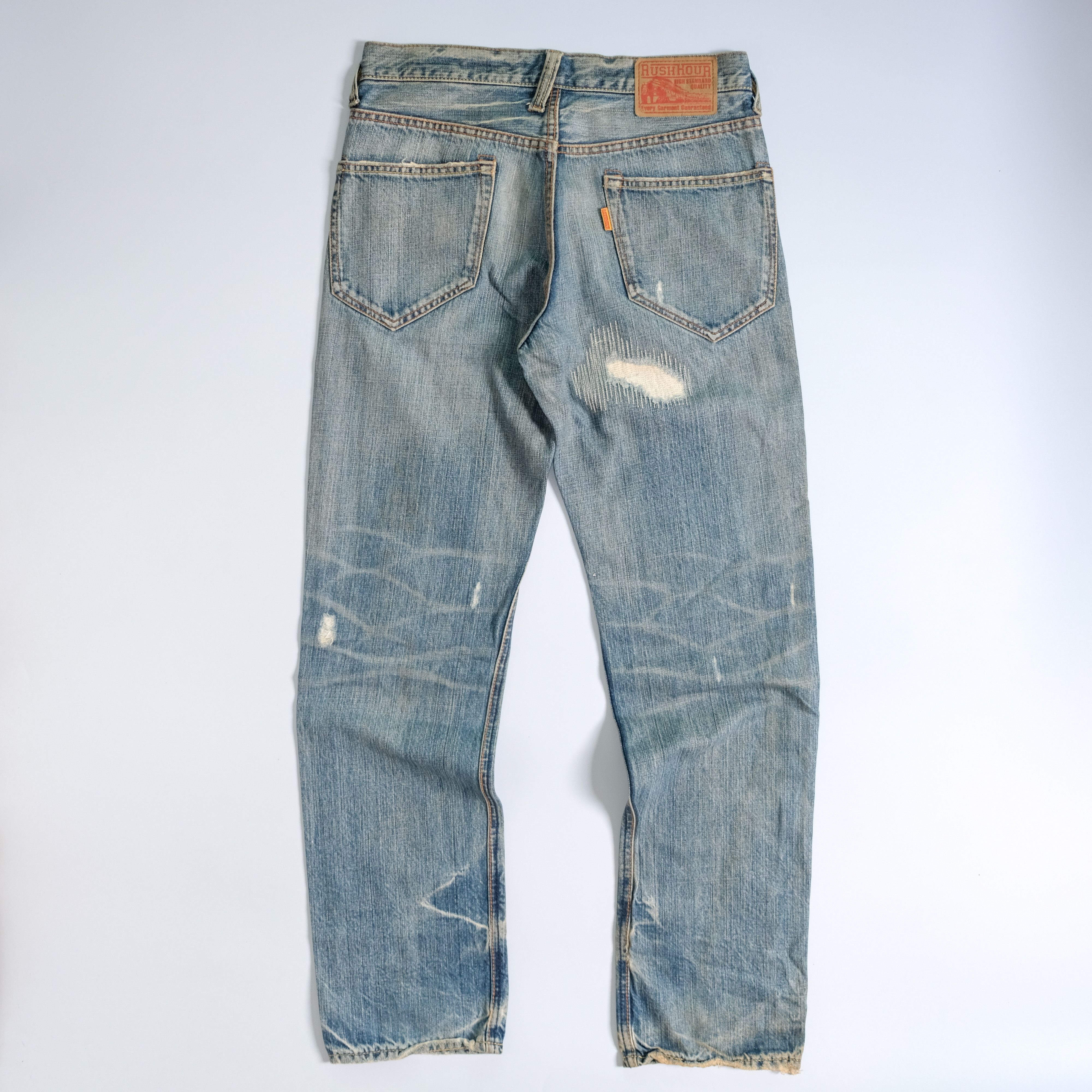 Other Rush hour distressed denim embroidery jeans Size US 29 - 5 Thumbnail
