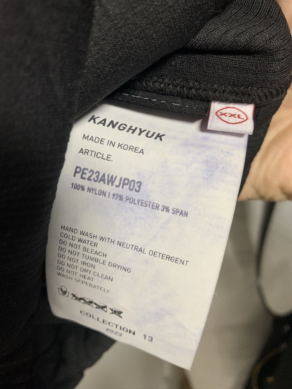 KANGHYUK KANGHYUK 23AW Airbag patched jersey Hooded Jumper 3XL Size US XXL / EU 58 / 5 - 4 Thumbnail