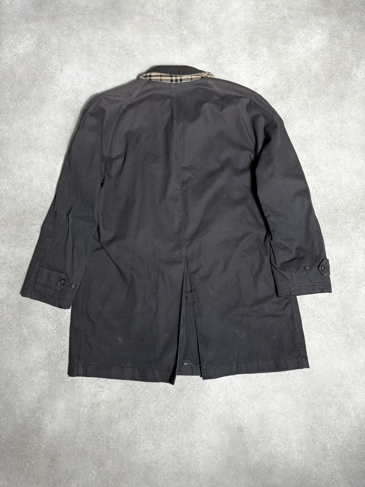 Burberry × Vintage Burberry Vintage Coat Man Luxury 90s Long Belt Size 40R - 11 Thumbnail