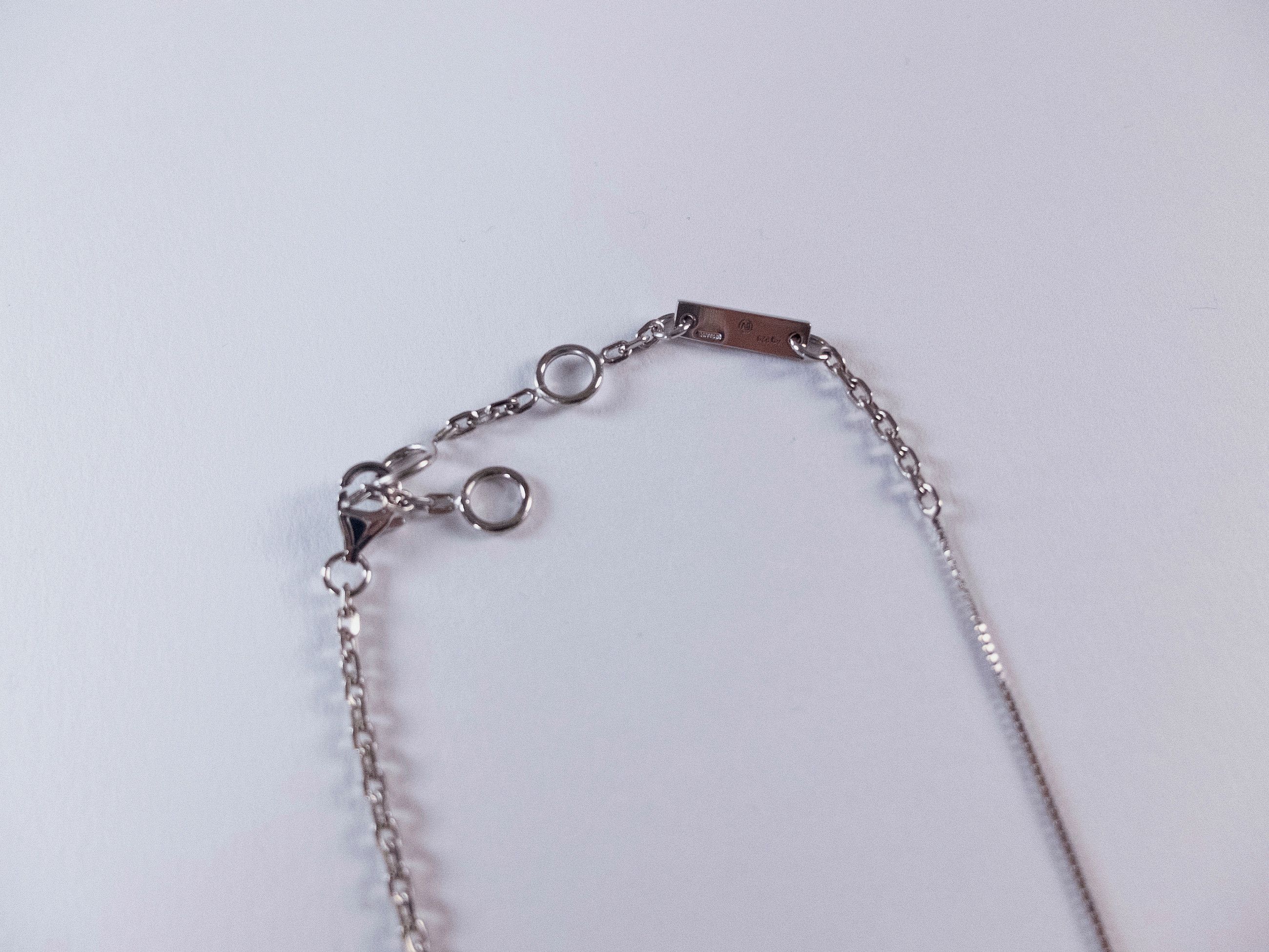 Bottega Veneta BOTTEGA VENETA Seal blue silver enamel chain necklace q Size ONE SIZE - 4 Thumbnail