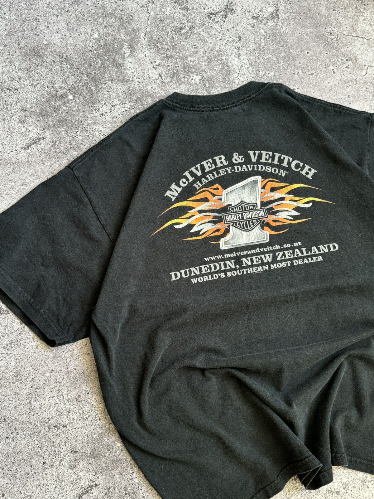 Harley Davidson × Vintage Vintage Harley Davidson 1997-2007 big logo Y2K t-shirt Size US XL / EU 56 / 4 - 9 Thumbnail