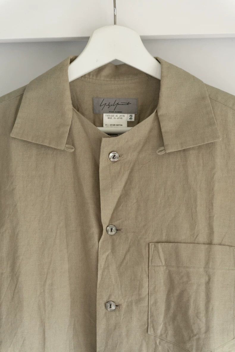 Yohji Yamamoto Yohji Yamamoto Yohji Yamamoto Short Sleeve Shirt Size 2 Size US S / EU 44-46 / 1 - 4 Thumbnail