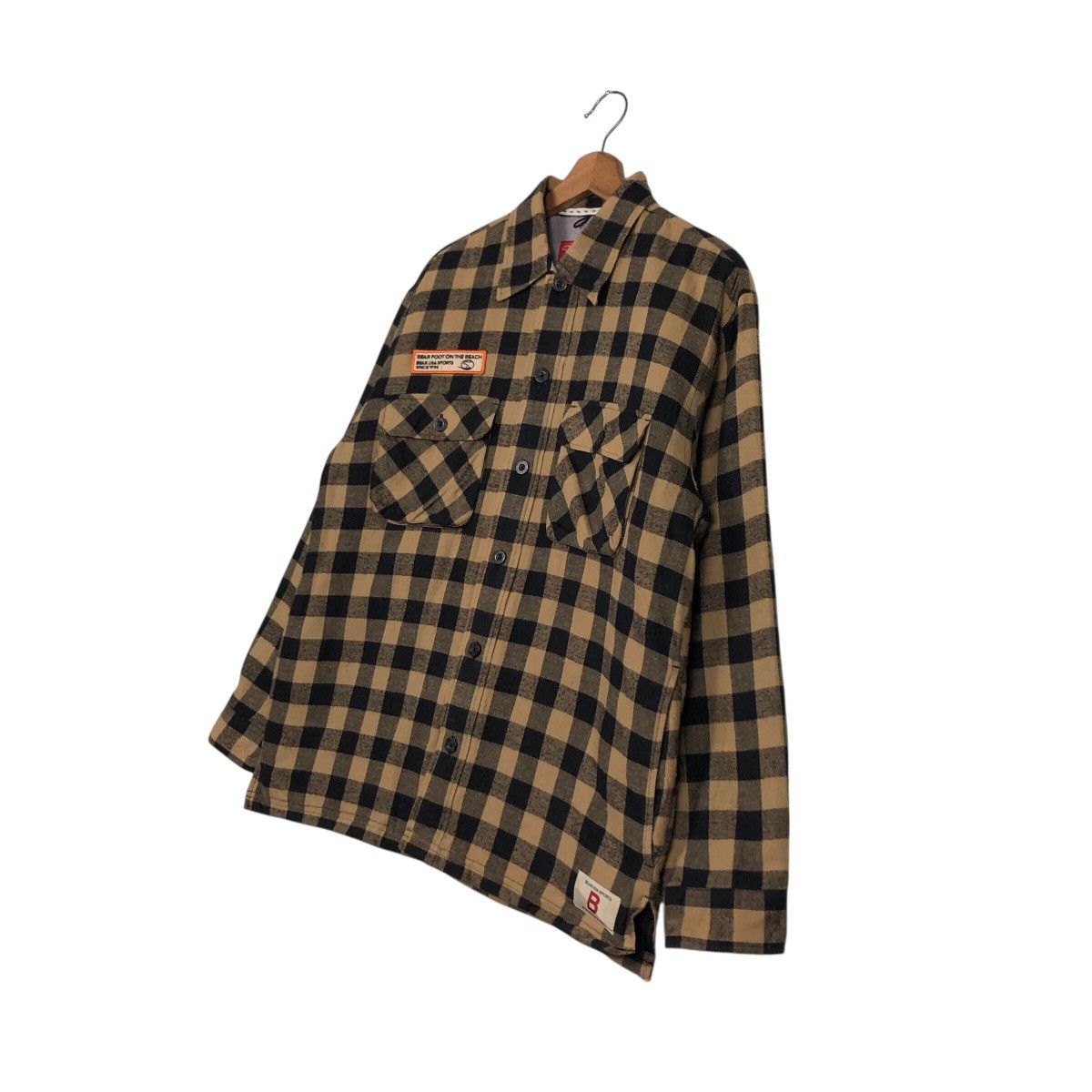 Japanese Brand Bear Sports USA Vintage Checkered Flannel Size US M / EU 48-50 / 2 - 3 Thumbnail